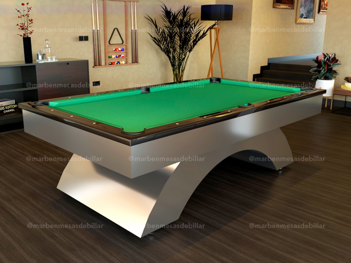 Mesa de Billar Imperial Luxury Aluminio Marco Alto Brillo